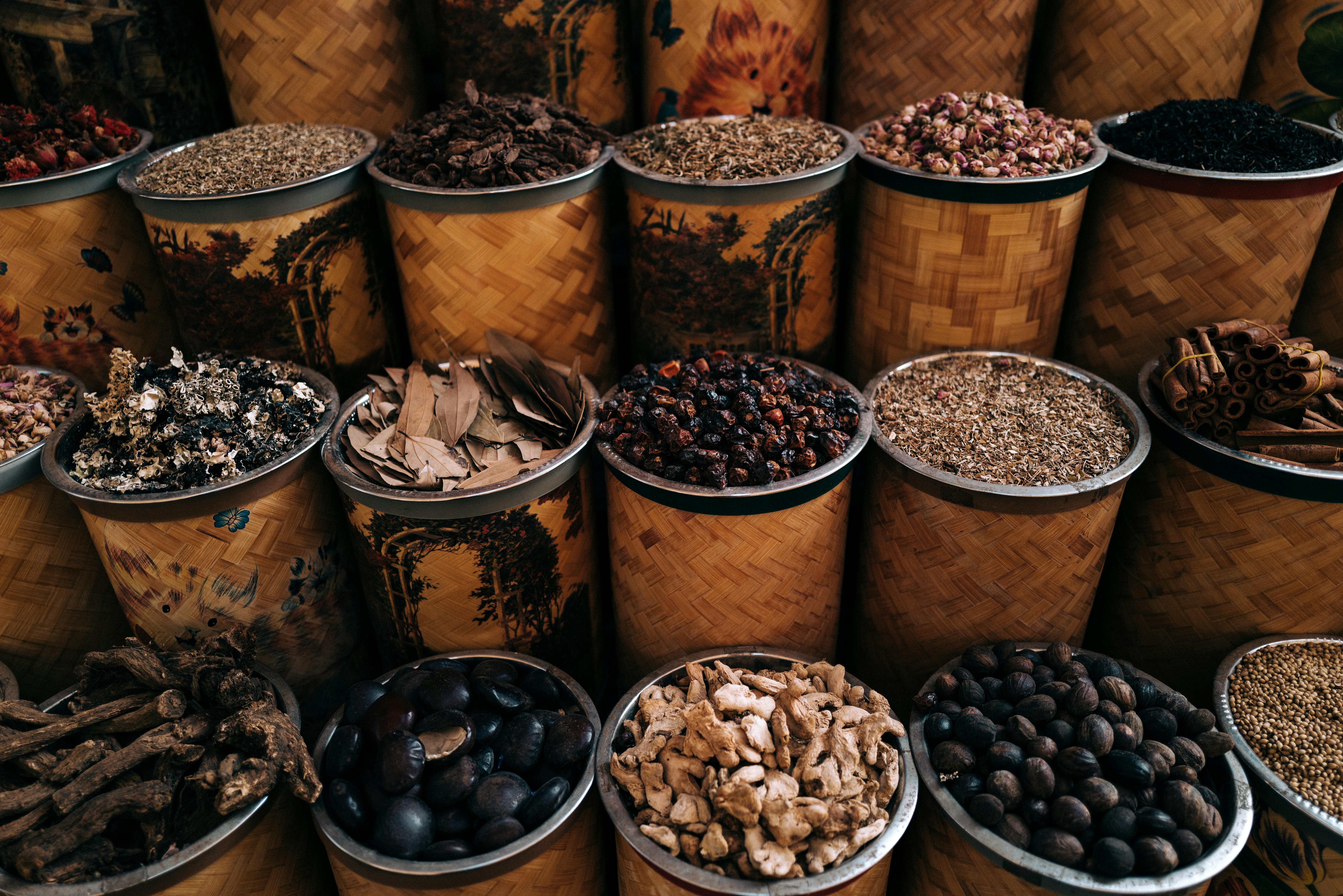 Traditional spices and ingredients